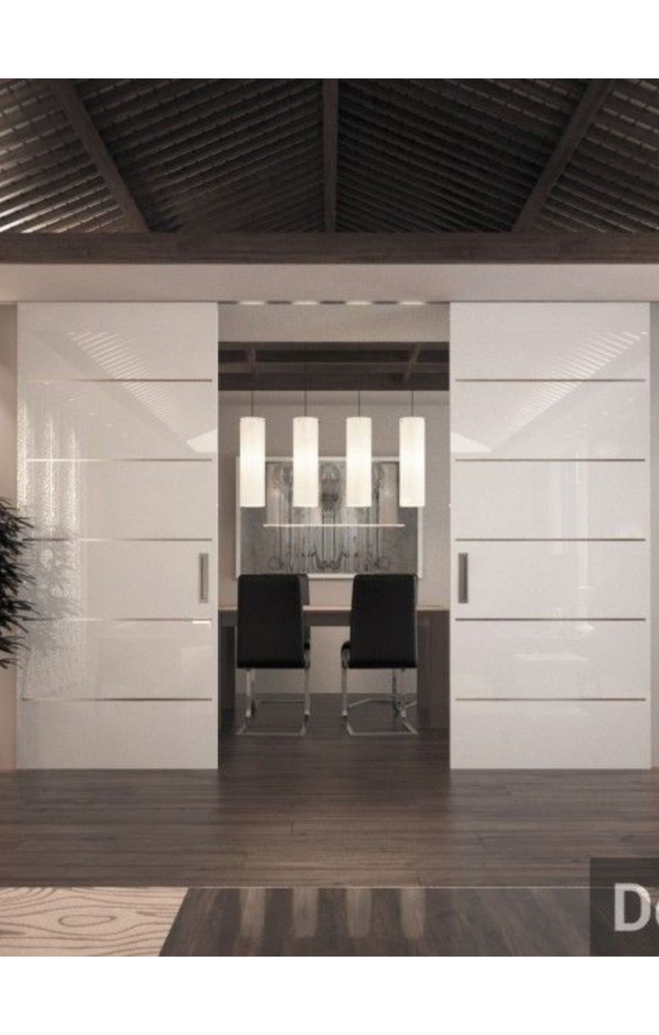 Inside Concealed Pocket Sliding Door System Easy Kit  for Developers| DoorHub UAE